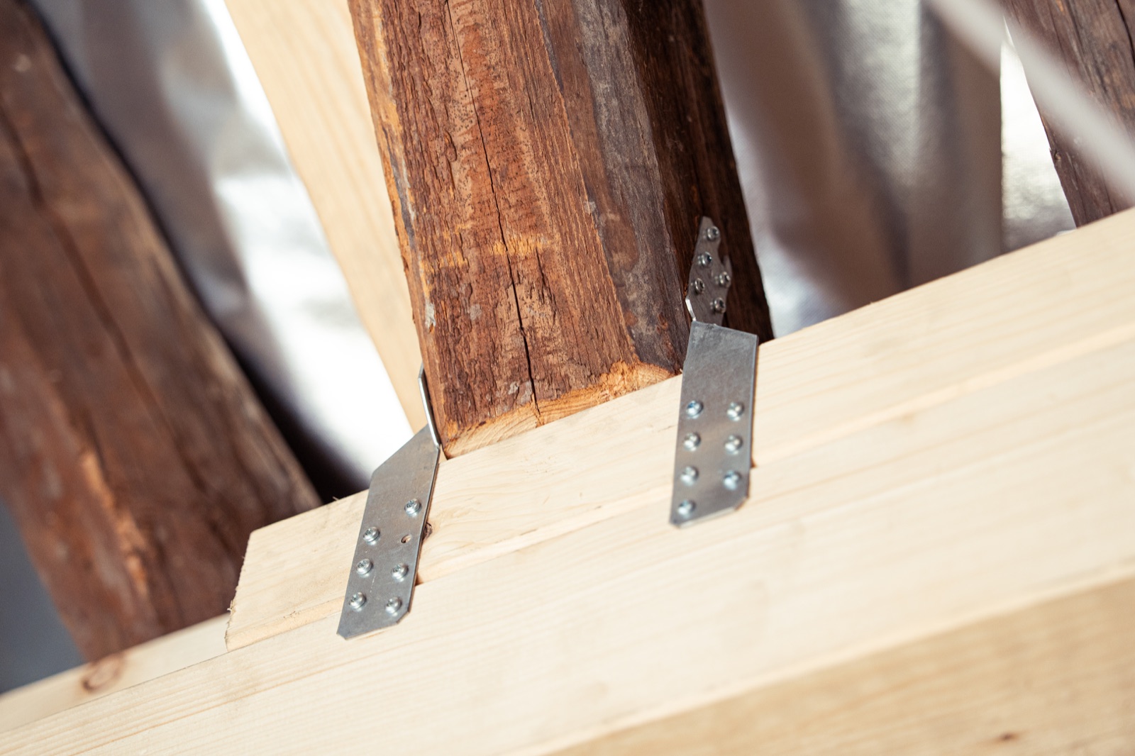 Holzkonstruktion beim Dachgeschossausbau in Herford